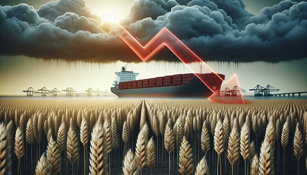 Экспорт российской пшеницы упадет на 20% в 2024-2025 году из-за снижения поставок