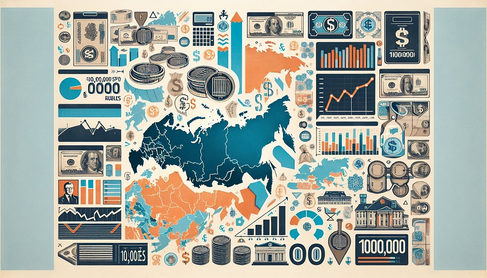 Средняя зарплата в 11 регионах России превысила 100 тысяч рублей