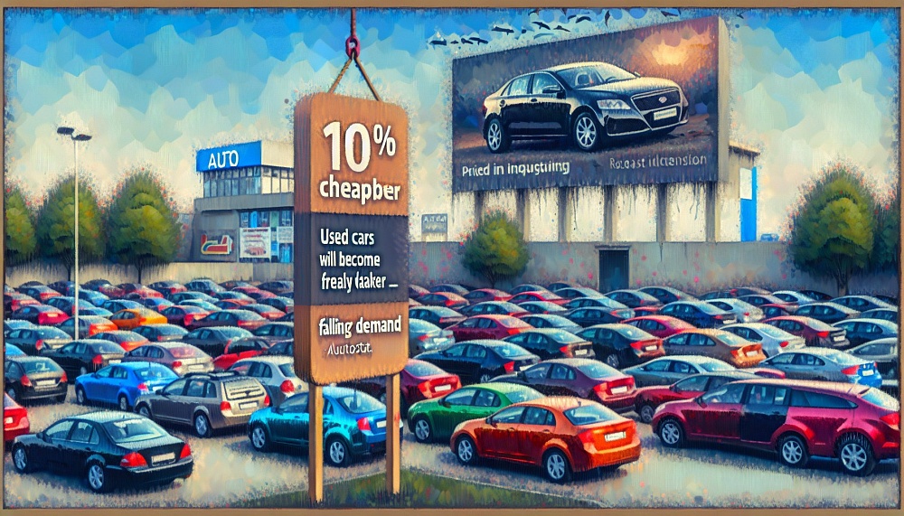 Б/у автомобили подешевеют на 10% из-за снижения спроса – Автостат