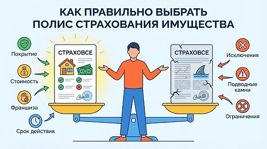 Как правильно выбрать полис страхования имущества: важные критерии и подводные камни