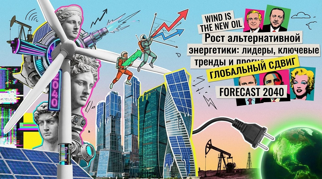 Рост альтернативной энергетики: лидеры, ключевые тренды и прогнозы развития