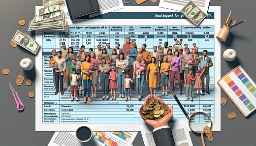 Ежегодная поддержка работающих родителей двоих детей: условия и суммы с 2026 года