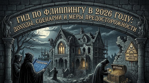 Гид по флиппингу в 2026 году: доходы, сценарии и меры предосторожности
