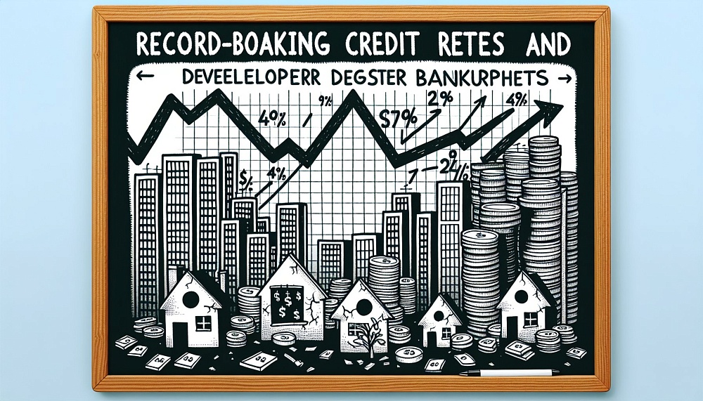 Рекордный рост кредитных ставок и банкротства застройщиков: финансовые проблемы россиян продолжают нарастать