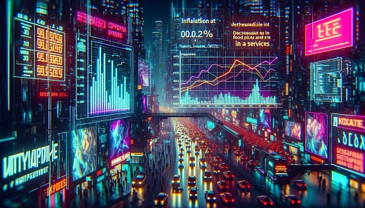 Инфляция в России на уровне 0,02%: снижение цен на продовольствие и рост услуг