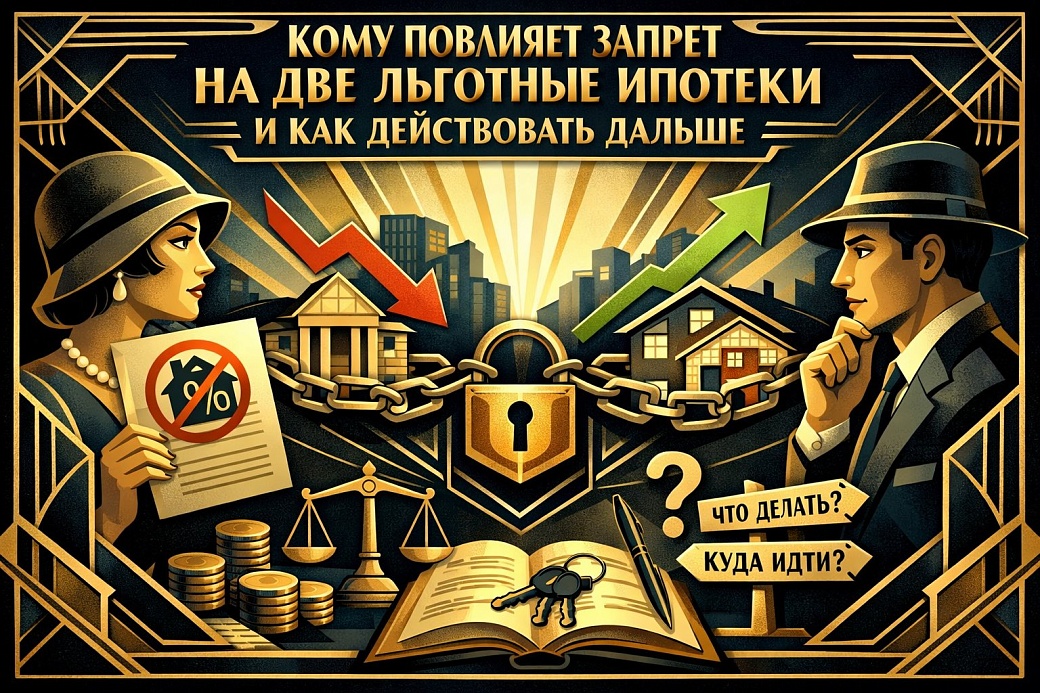 Кому повлияет запрет на две льготные ипотеки и как действовать дальше
