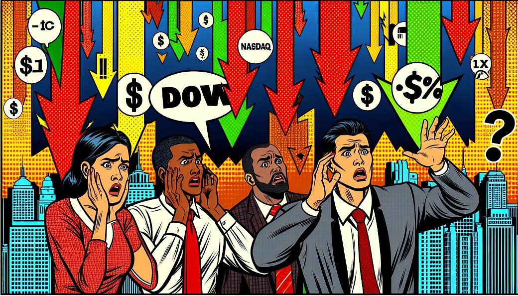 Технологические гиганты теряют в стоимости на фоне тревог инвесторов: падение индексов NASDAQ, S&P 500 и Dow Jones.