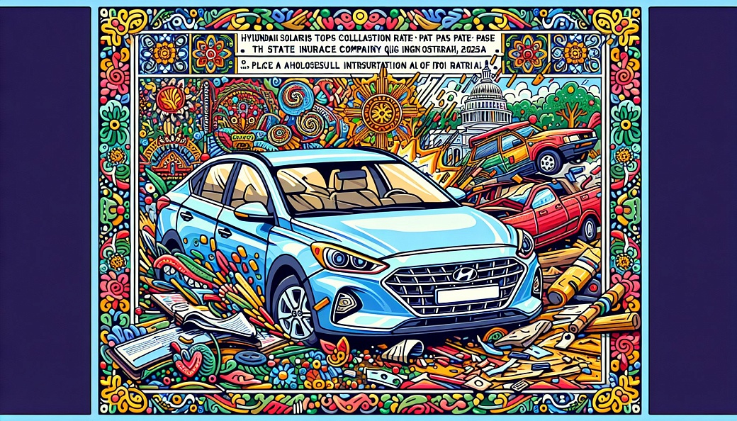 Hyundai Solaris возглавил рейтинг аварийности по данным ИГ Ингосстрах в I квартале 2025 года