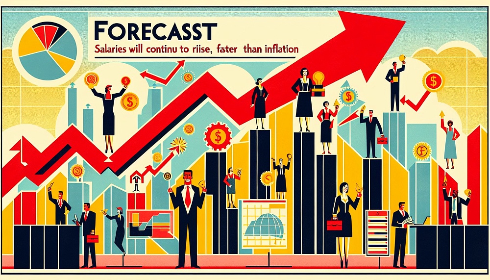 Прогноз: зарплаты продолжат расти быстрее инфляции