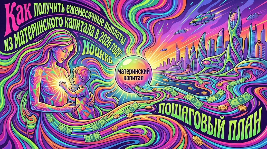 Как получить ежемесячные выплаты из материнского капитала в 2026 году: пошаговый план