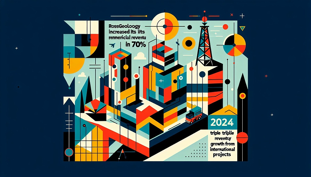 Росгеология увеличила коммерческую выручку до 70% в 2024 году, тройной рост доходов от международных проектов