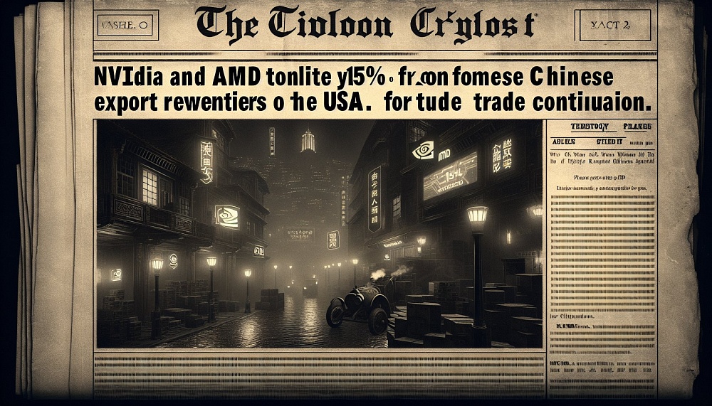 Nvidia и AMD отдадут 15% доходов от китайского экспорта США для продолжения торговли