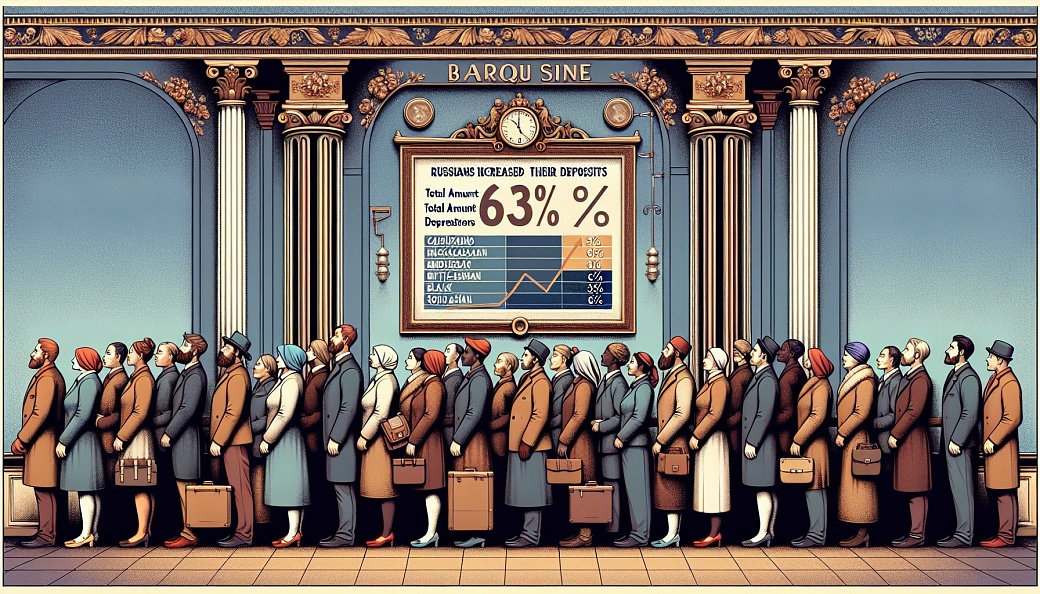 Россияне увеличили вклады в 2024 году: сумма выросла на 3%, женщин среди вкладчиков – 63%