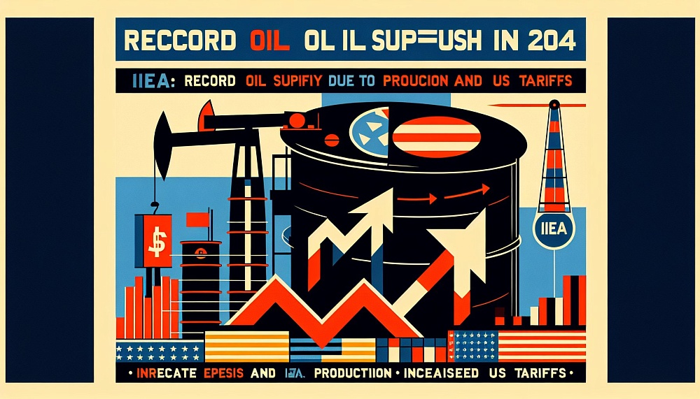 МЭА: Рекордный избыток нефти в 2024 году из-за роста добычи и пошлин США