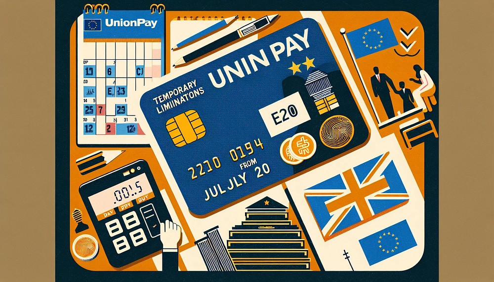 РСХБ: временные ограничения операций карт UnionPay в ЕС с 20 июля