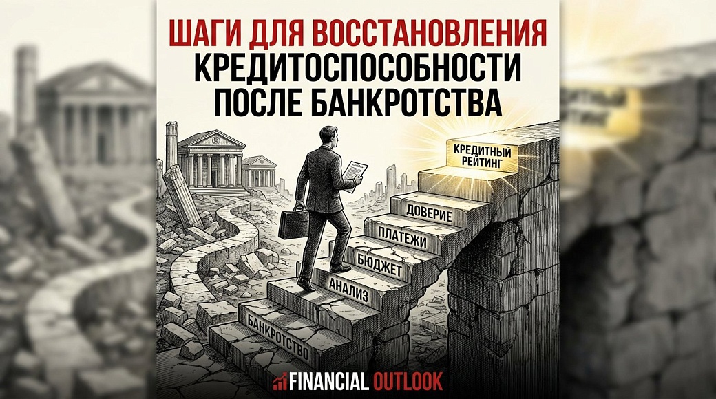 Шаги для восстановления кредитоспособности после банкротства