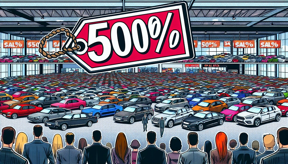 В России накоплено 400 тысяч новых автомобилей: скидки достигают 50%