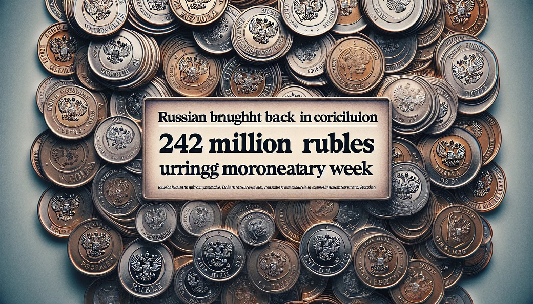 Россияне вернули в оборот 242 млн рублей в рамках Монетной недели
