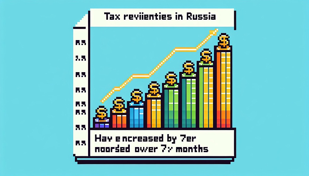 Поступления налогов в России выросли на 7% за семь месяцев