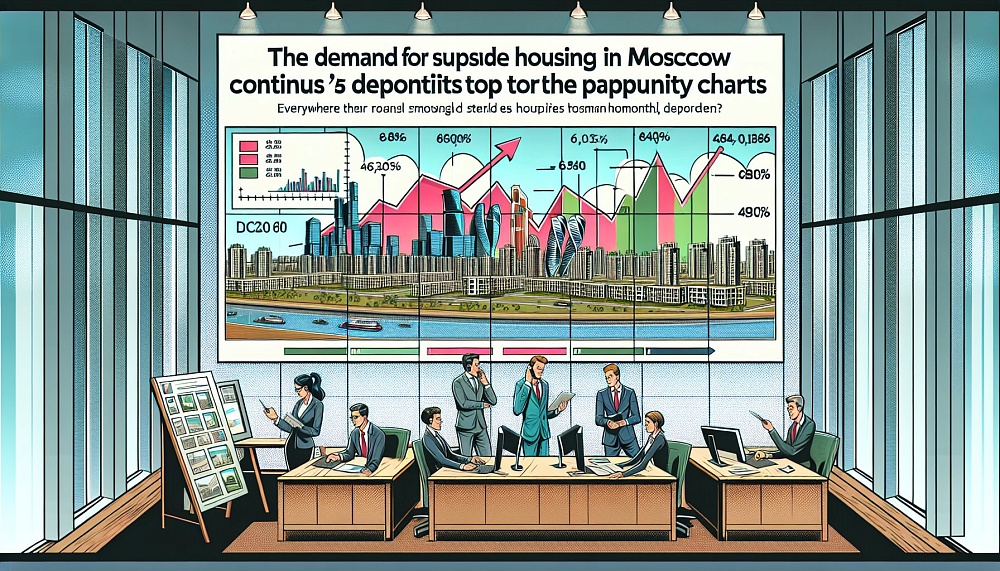 Спрос на элитное жилье в Москве продолжает расти, вклады на шесть месяцев в топе популярности.