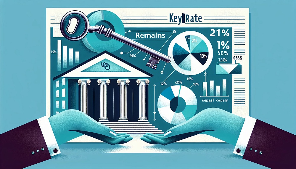 Ключевая ставка остаётся на уровне 21%: банки адаптируются к новым условиям вкладов