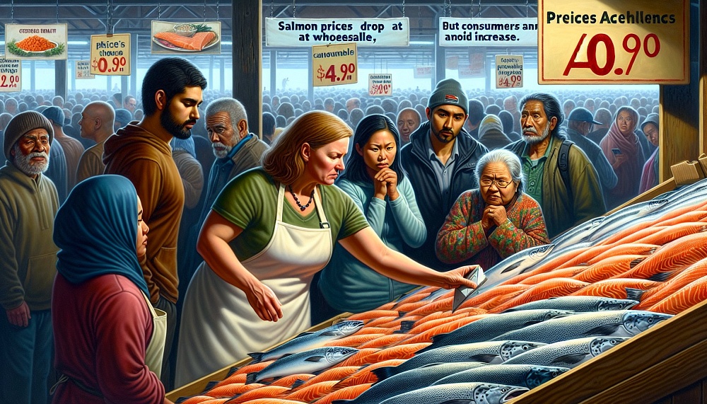 Цены на лосось в опте снижаются, но для потребителей роста не избежать