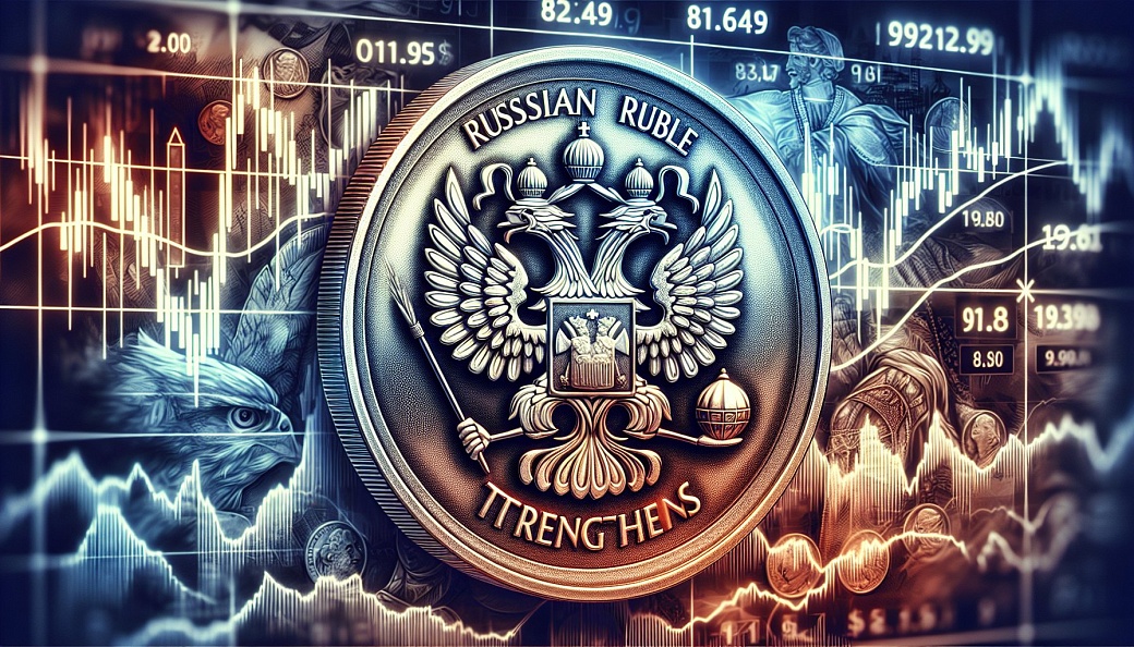 Российский рубль укрепился: курс доллара снизился до 81,49, евро — до 92,84