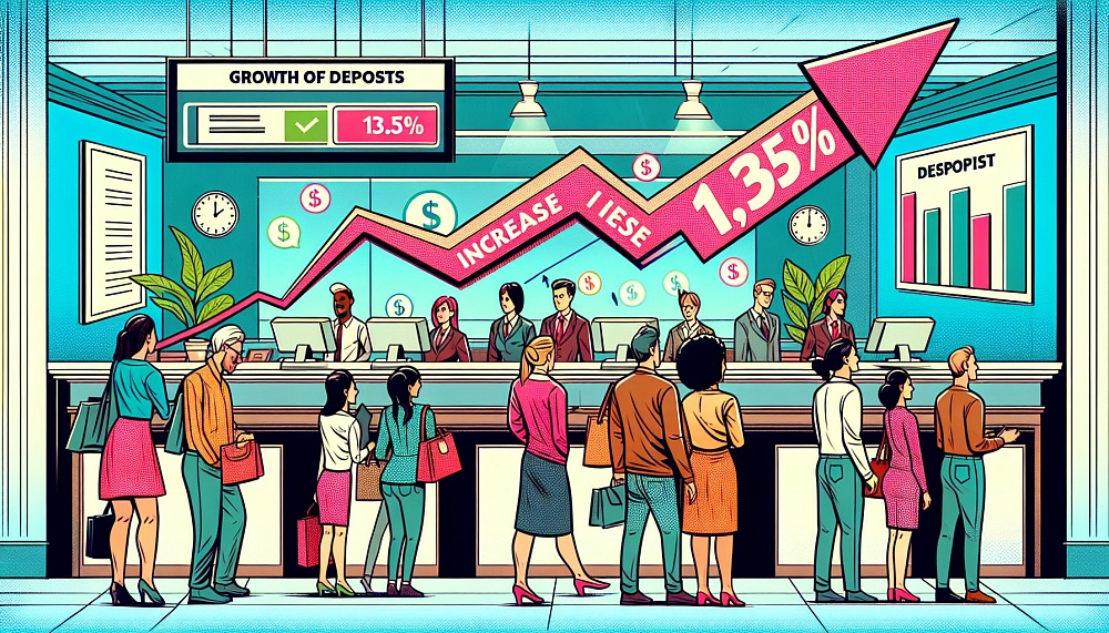 Рост вкладов: за первое полугодие 2024 года на 13,5%