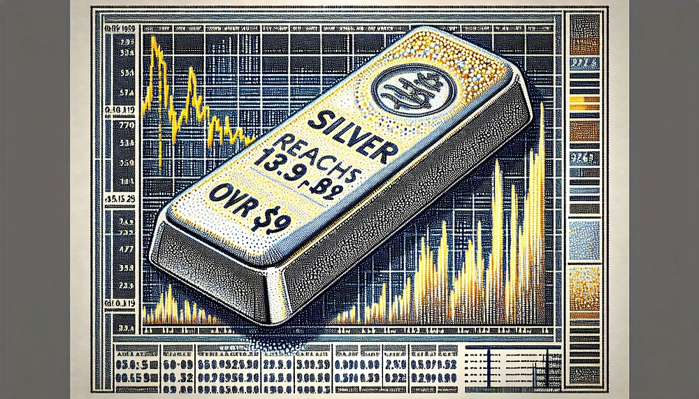 Серебро достигло рекордной цены за 12 лет: более $39 за унцию