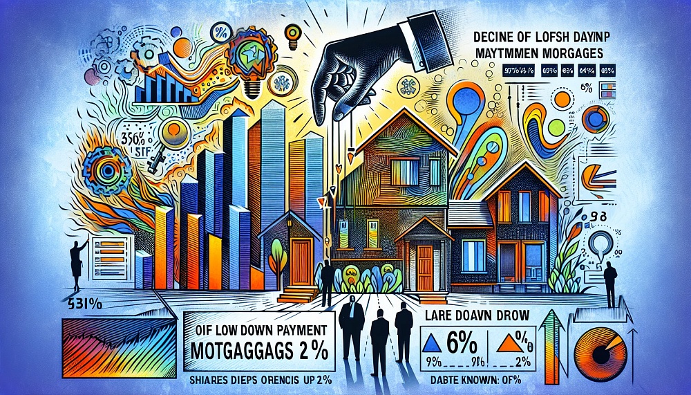Спад ипотеки с низким первоначальным взносом: доля упала с 69% до 2%