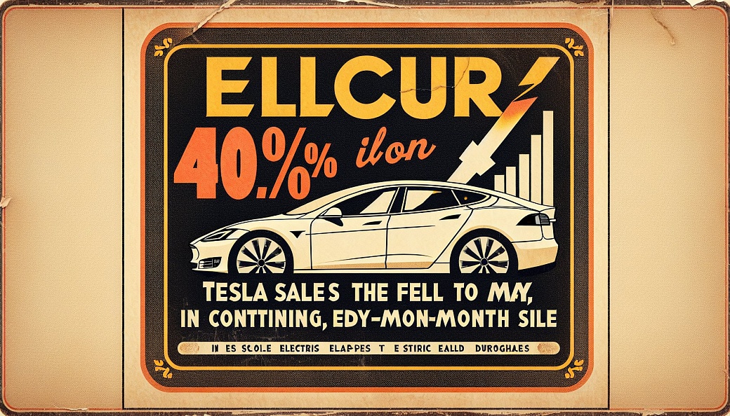 Продажи Tesla в ЕС снизились на 40,5% в мае, продолжая пятимесячный спад