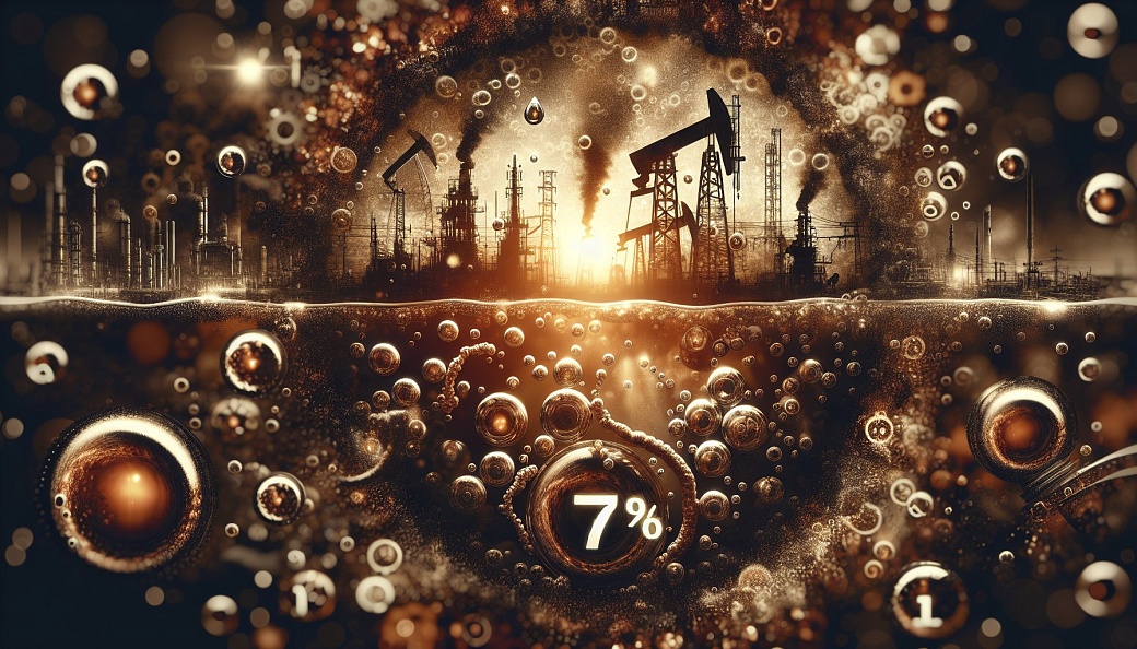 Россия увеличила доходы от экспорта нефти на 7% в июле‍