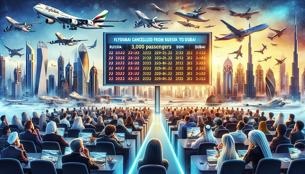 Flydubai отменила 22 рейса из России в Дубай: 3 тысячи пассажиров пострадали