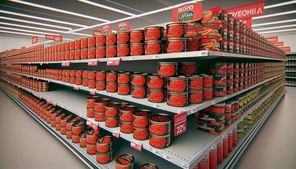 Продажи красной икры в России упали на 22%, несмотря на рост других видов икры