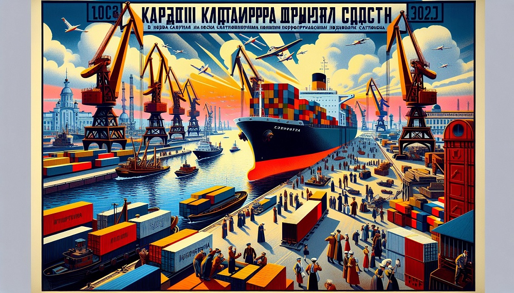 Грузооборот российских портов за 4 месяца 2025 года снизился на 5,4%