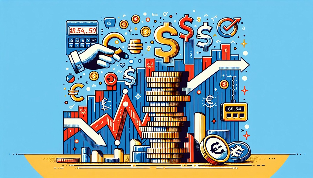 Курс рубля обвалился: доллар стоит 85,50, евро — 92,43