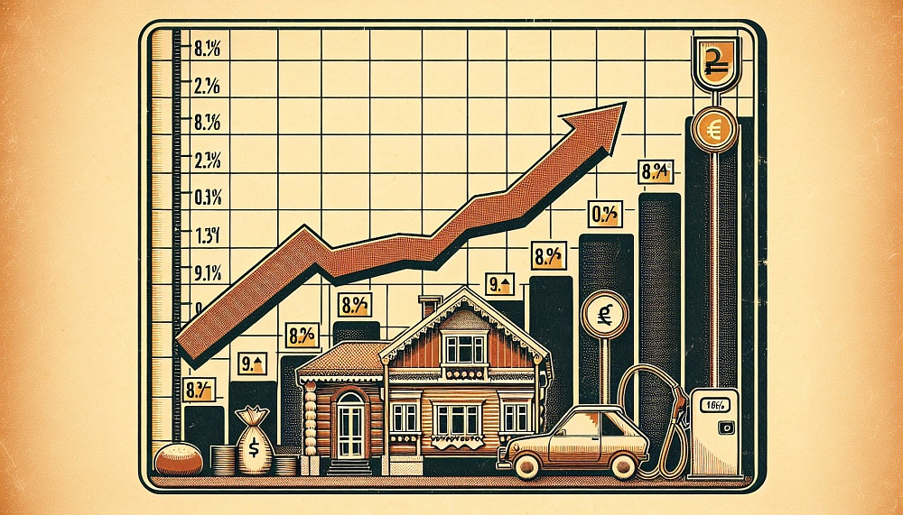 Инфляция в России выросла до 8,61%: цены на продукты и услуги на подъеме