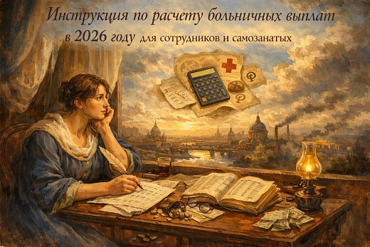 Инструкция по расчету больничных выплат в 2026 году для сотрудников и самозанятых