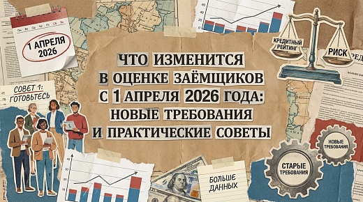 Что изменится в оценке заёмщиков с 1 апреля 2026 года: новые требования и практические советы