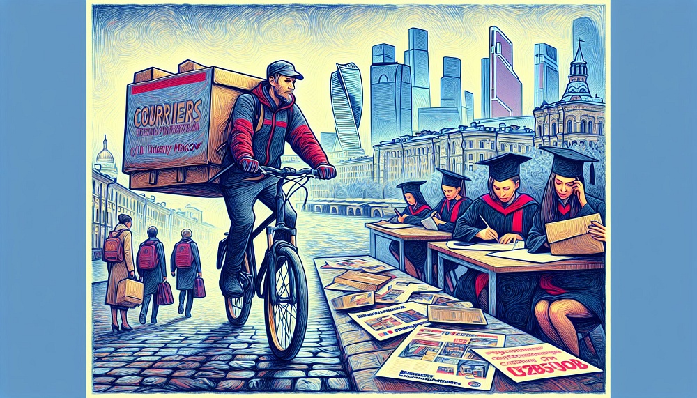 Курьеры в Москве зарабатывают больше выпускников вузов – исследование SuperJob