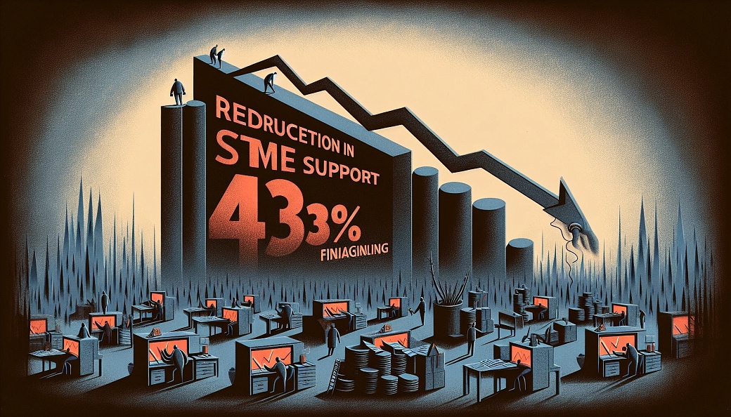 Сокращение господдержки: МСП получили на 43% меньше финансирования