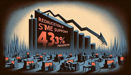 Сокращение господдержки: МСП получили на 43% меньше финансирования
