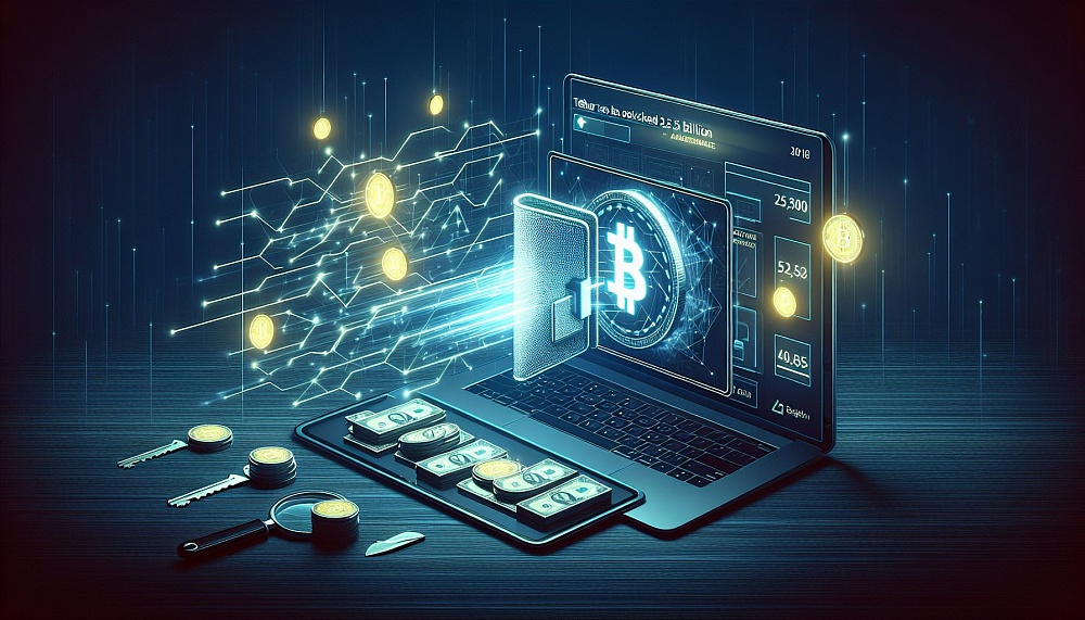 Tether заблокировал 2,5 млрд рублей на кошельках криптобиржи Garantex.