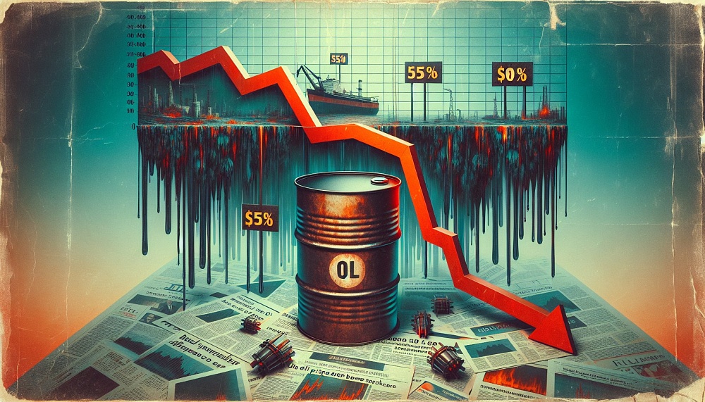 Цена нефти Urals упала ниже $50: минимальный уровень с 2023 года