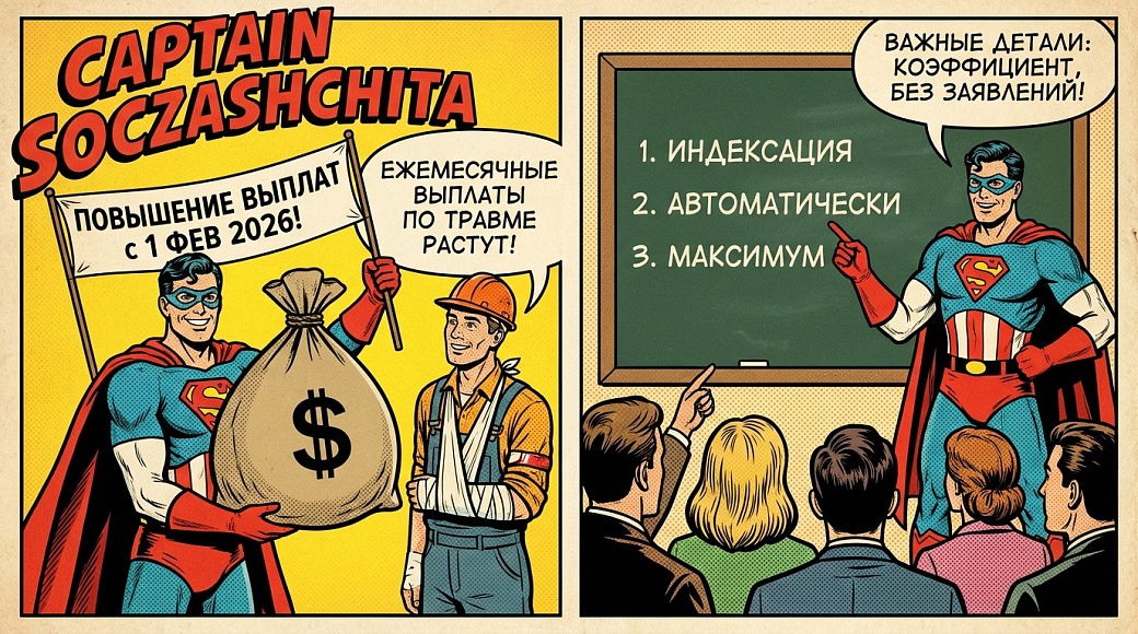 Что нужно знать о повышении ежемесячных страховых выплат по травме с 1 февраля 2026