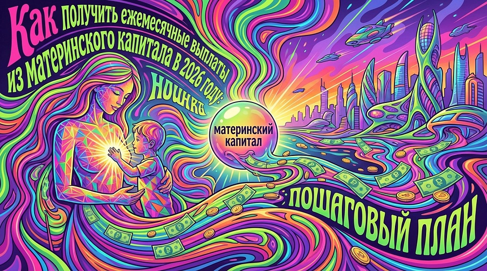 Как получить ежемесячные выплаты из материнского капитала в 2026 году: пошаговый план