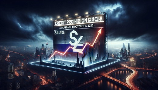 Рост запретов на кредиты в России: в октябре 2025 года зафиксировано увеличение на 34,4%