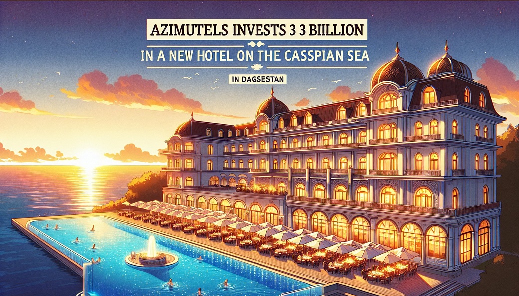 Azimut Hotels вложит 3 миллиарда в новый отель на Каспийском море в Дагестане.