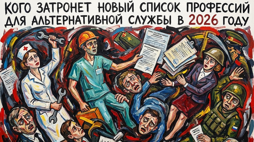 Кого затронет новый список профессий для альтернативной службы в 2026 году