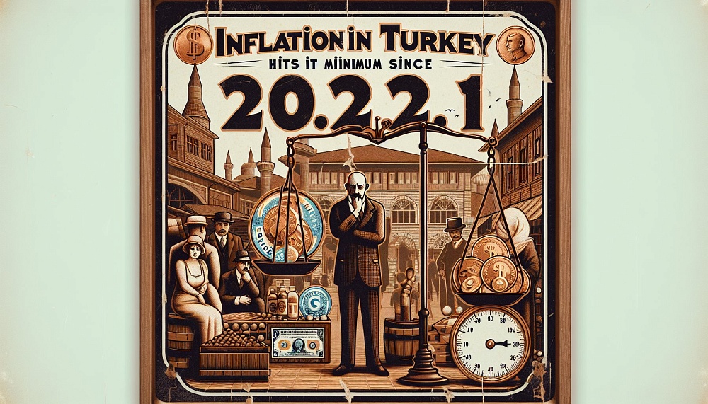 Инфляция в Турции достигла минимума с 2021 года